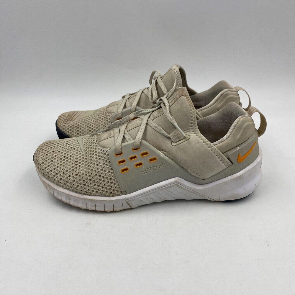 Nike Metcon Beige and Orange Athletic Shoes